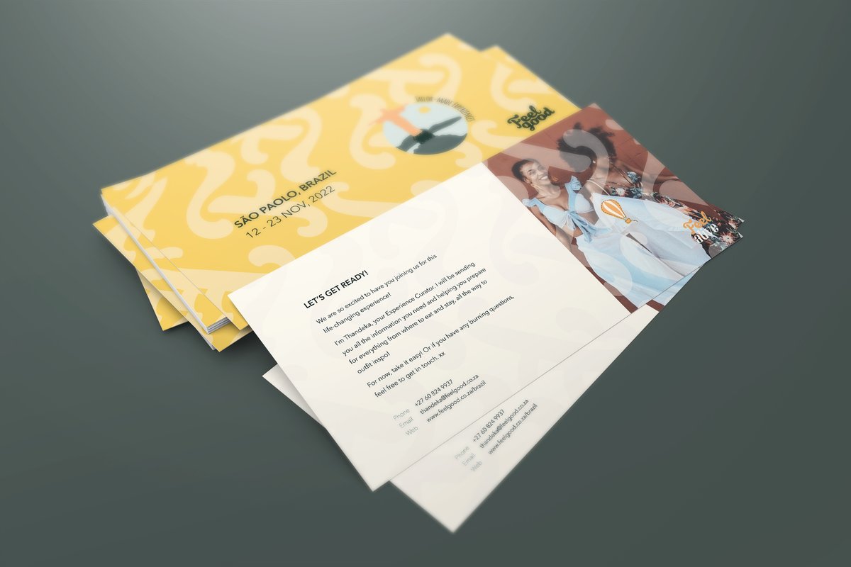 Feel Good welcome cards