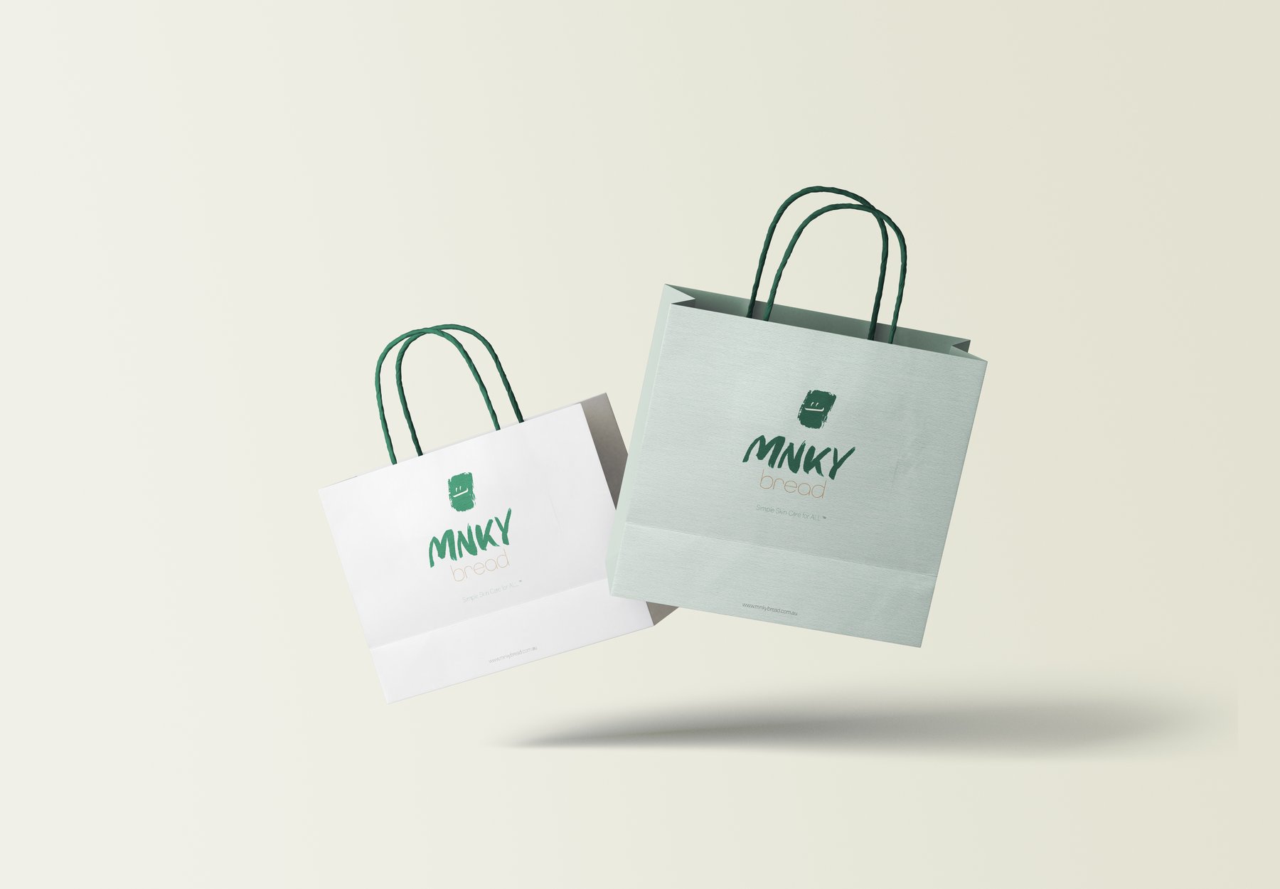 MNKY Bread branded carry bags